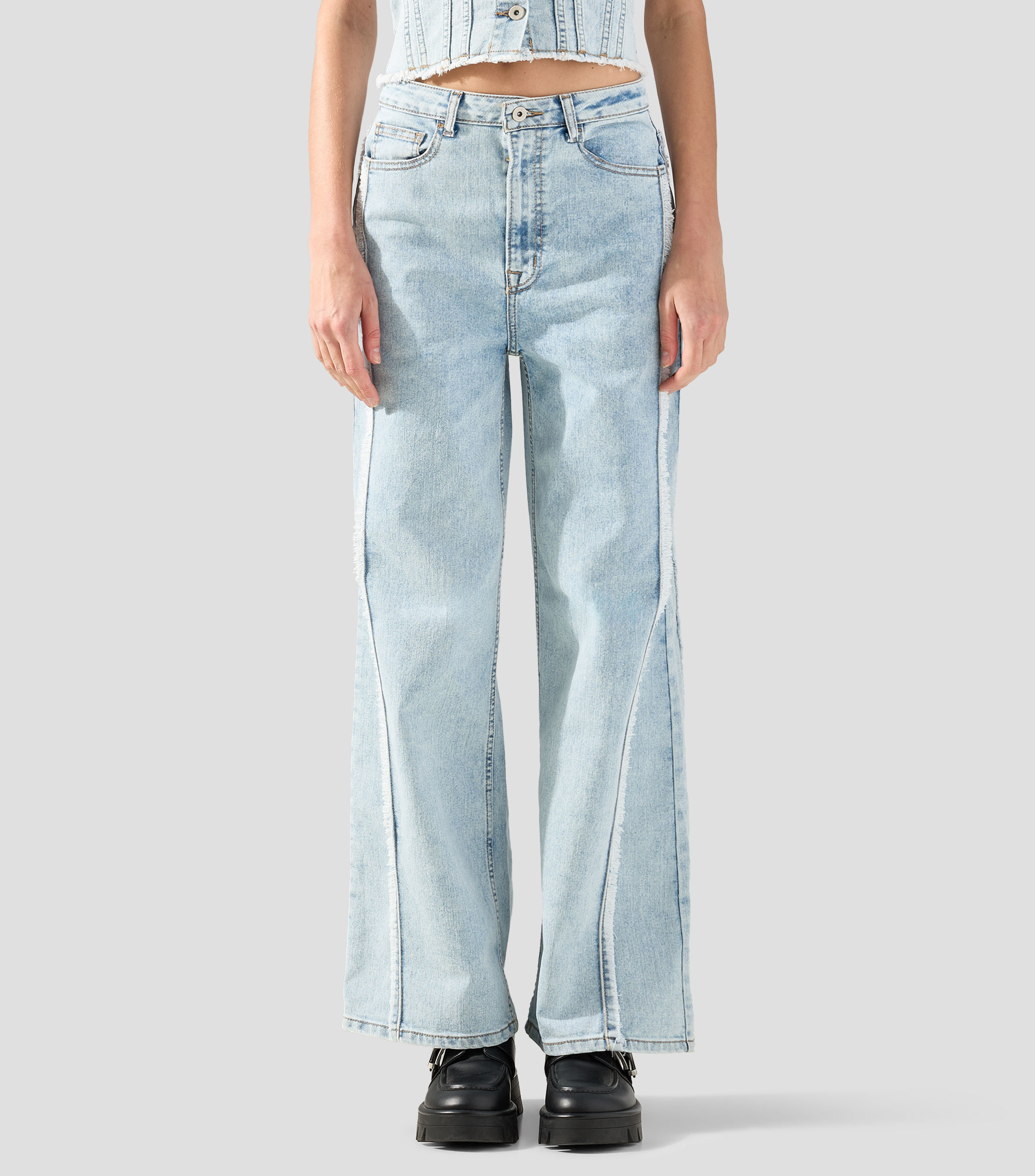 Jeans Wideleg Mujer